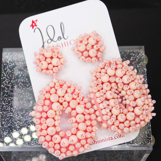 The Statement Earrings (Pink)